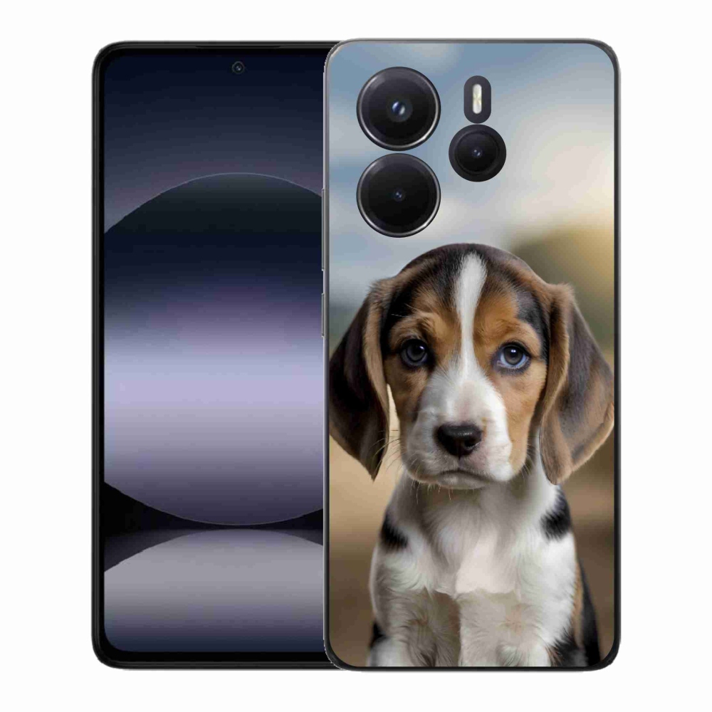 Gél borítás mmCase a Xiaomi Redmi Note 14-hez - aranyos bézs színű