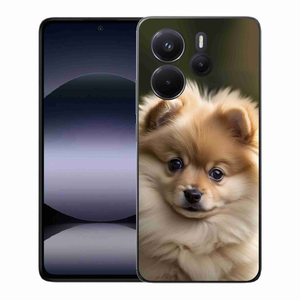 Gél borítás mmCase a Xiaomi Redmi Note 14-hez - aranyos pomerániai 2