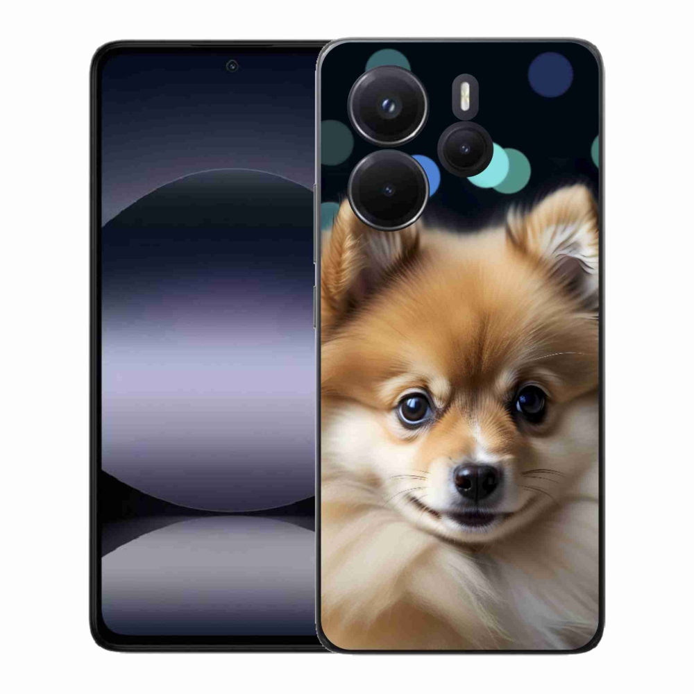 Gél borító mmCase a Xiaomi Redmi Note 14-hez - aranyos pomerániai
