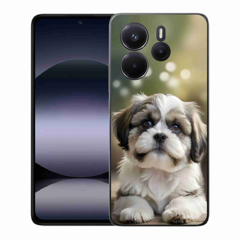 Gél borító mmCase a Xiaomi Redmi Note 14-hez - aranyos shih-tzu