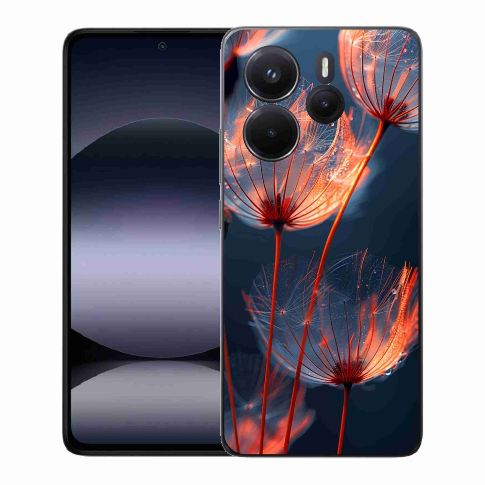 Gél borítás mmCase a Xiaomi Redmi Note 14-hez - világító pehely