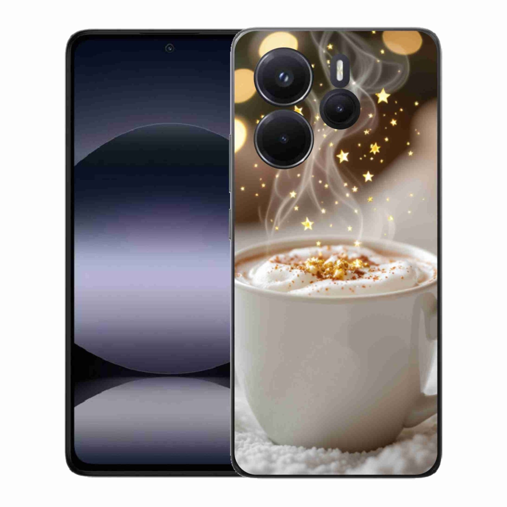 Gél borítás mmCase a Xiaomi Redmi Note 14-hez - Karácsonyi forró ital