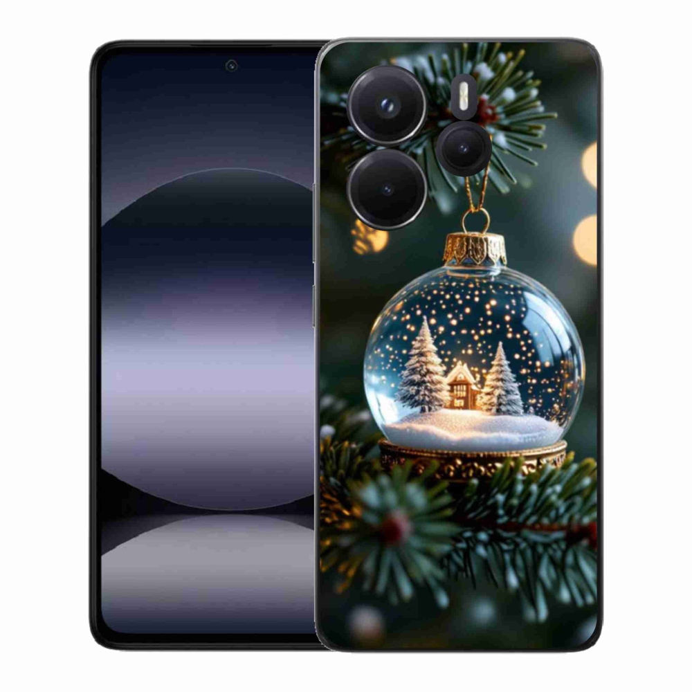 Gél borító mmCase a Xiaomi Redmi Note 14-hez - Karácsonyi golyók 2