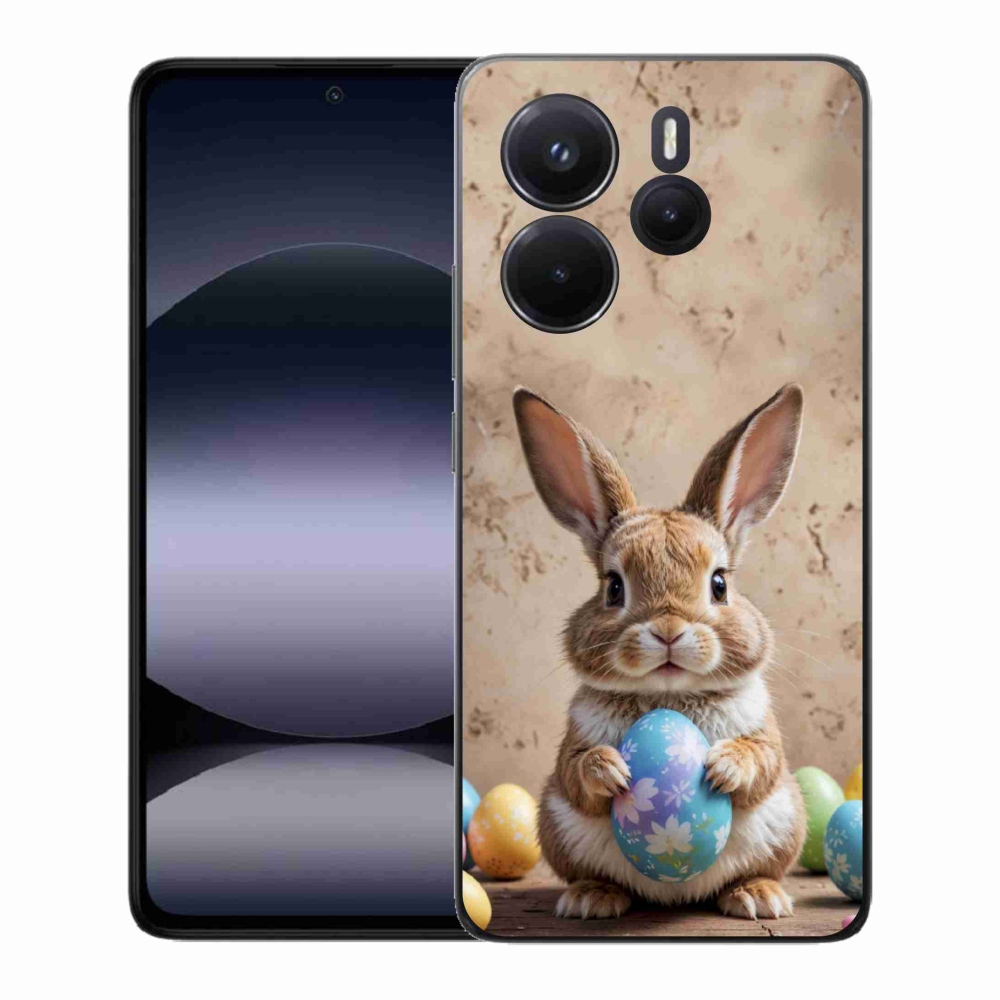 Gél borítás mmCase a Xiaomi Redmi Note 14-hez - Húsvéti nyuszi
