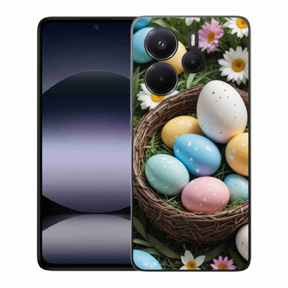 Gél borítás mmCase a Xiaomi Redmi Note 14-hez - Húsvéti tojások 2