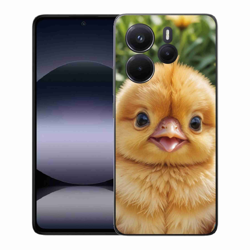 Gél borító mmCase a Xiaomi Redmi Note 14-hez - boldog csaj