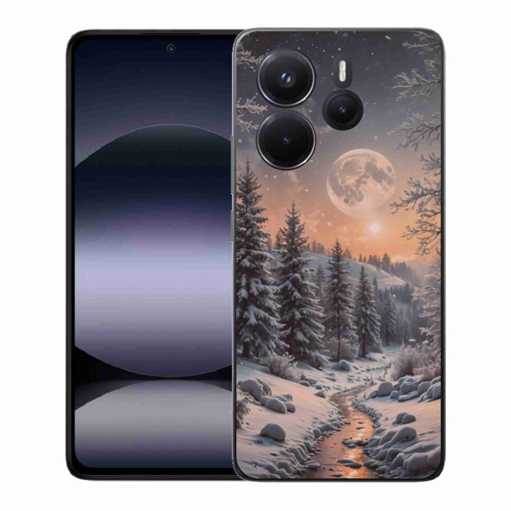 Gél borítás mmCase a Xiaomi Redmi Note 14-hez - téli táj 2