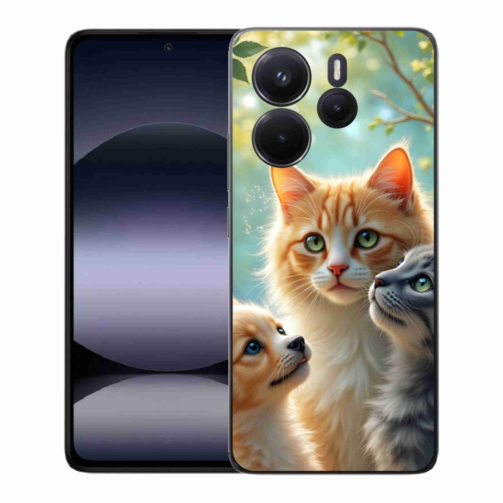 Gél borítás mmCase a Xiaomi Redmi Note 14-hez - állati barátság 2