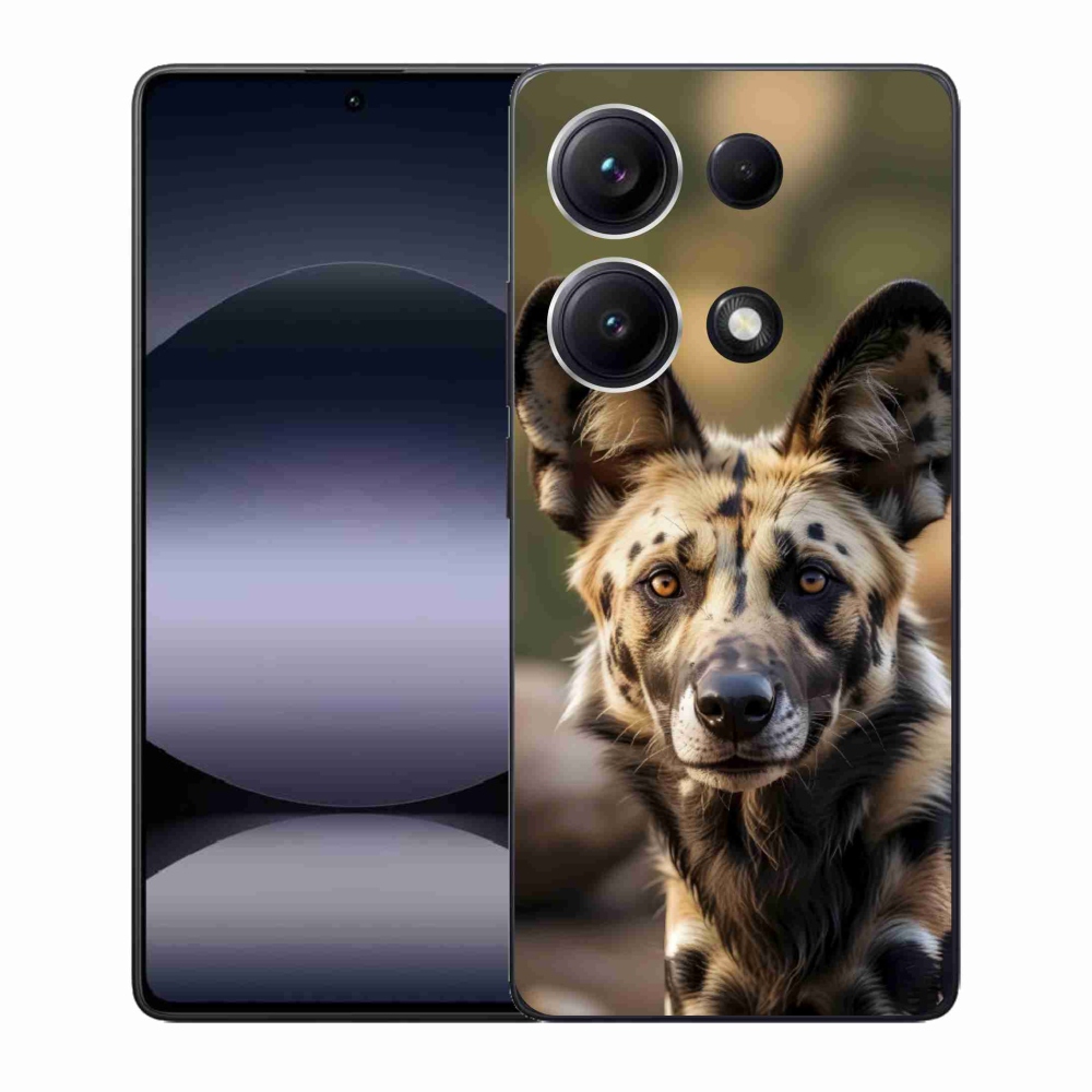 Gél borító mmCase a Xiaomi Redmi Note 14S-hez - afrikai vadkutya