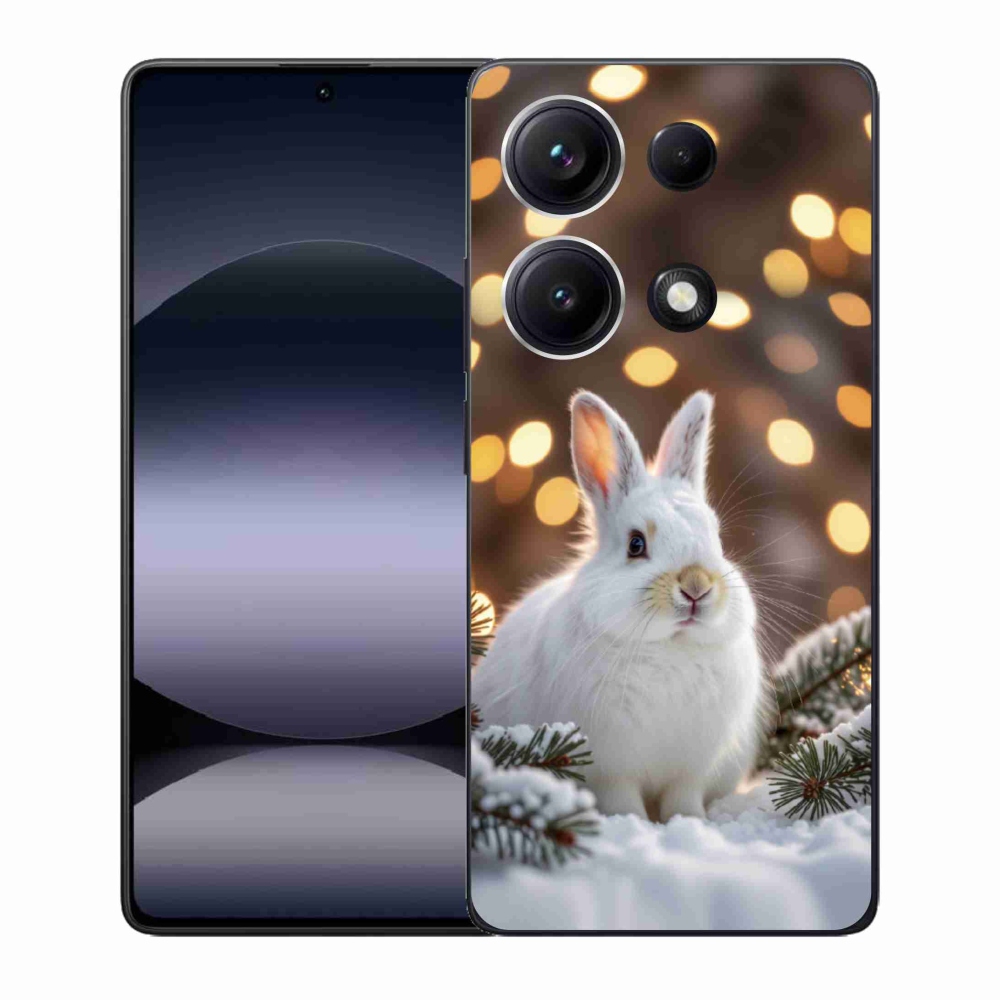 Gél borítás mmCase a Xiaomi Redmi Note 14S-hez - fehér nyúl