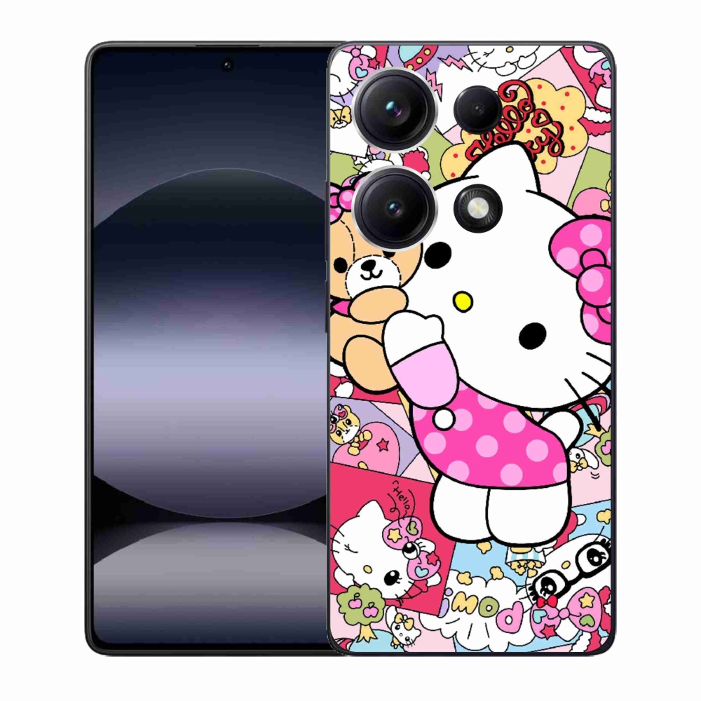 Gél borítás mmCase a Xiaomi Redmi Note 14S-hez - aranyos cica