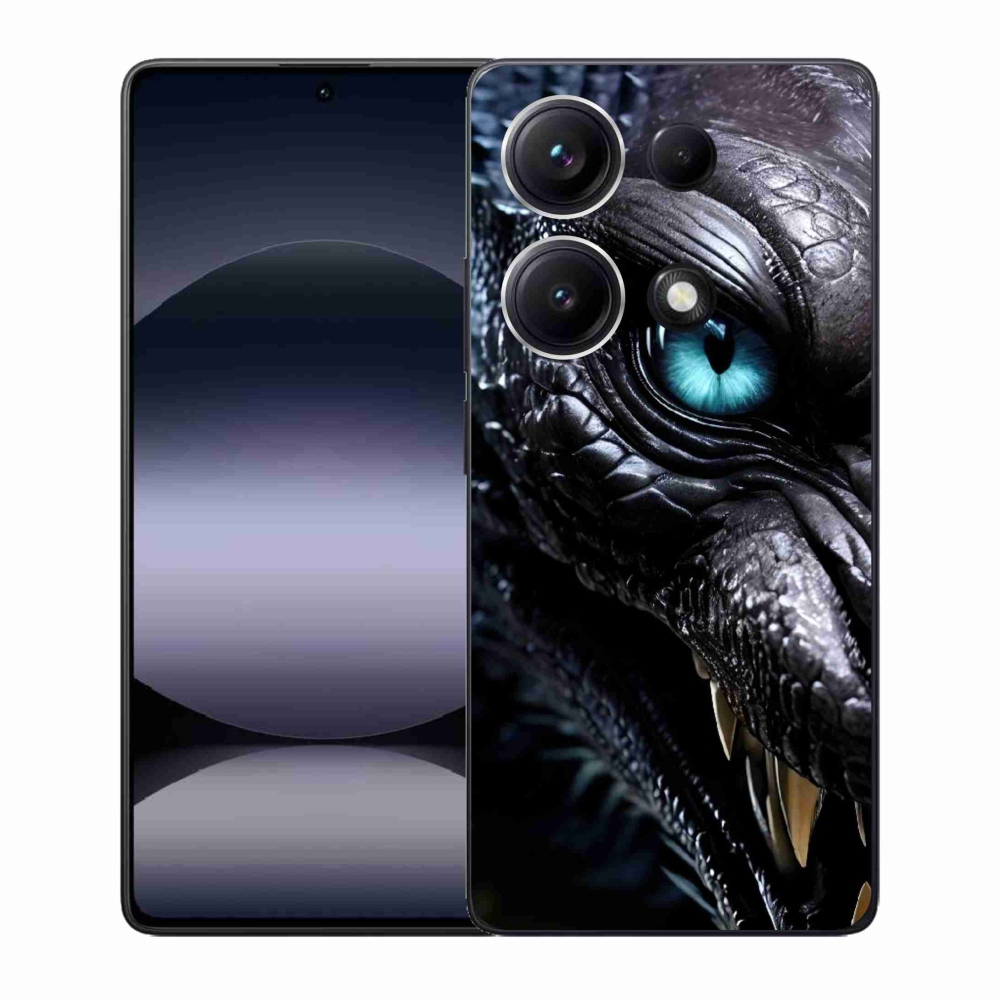 Gél borítás mmCase a Xiaomi Redmi Note 14S-hez - sárkány nézet