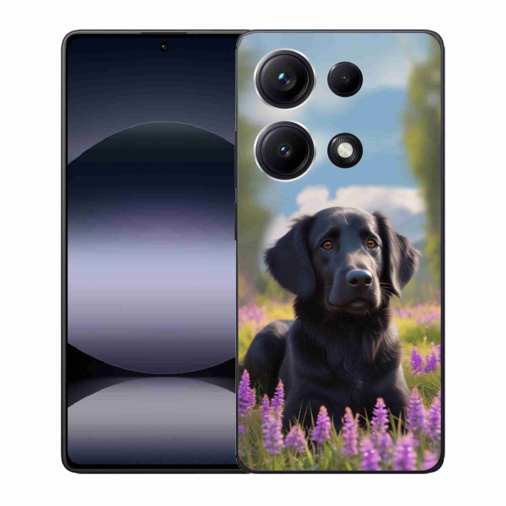 Gél borítás mmCase a Xiaomi Redmi Note 14S számára - elegáns fekete retriever