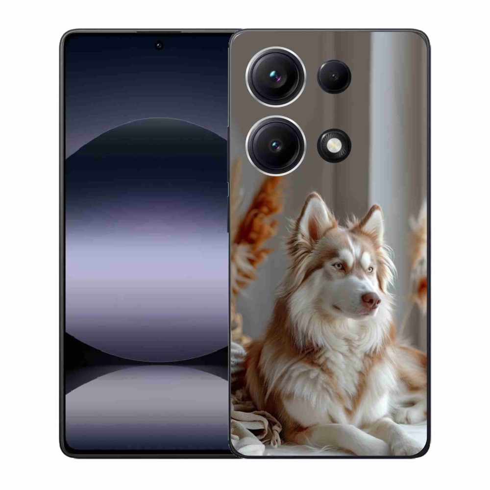 Gél borítás mmCase a Xiaomi Redmi Note 14S számára - csendes szibériai husky