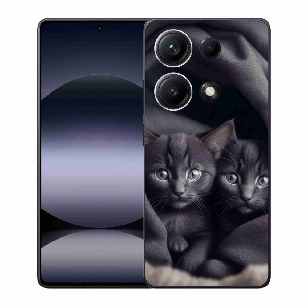 Gél borító mmCase a Xiaomi Redmi Note 14S-hez - cat duo
