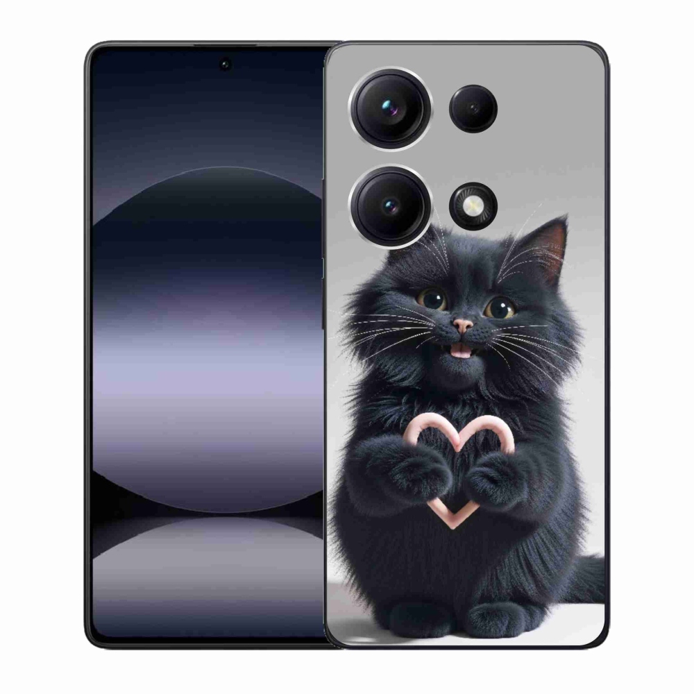 Gél borító mmCase a Xiaomi Redmi Note 14S-hez - macska szeretet 3