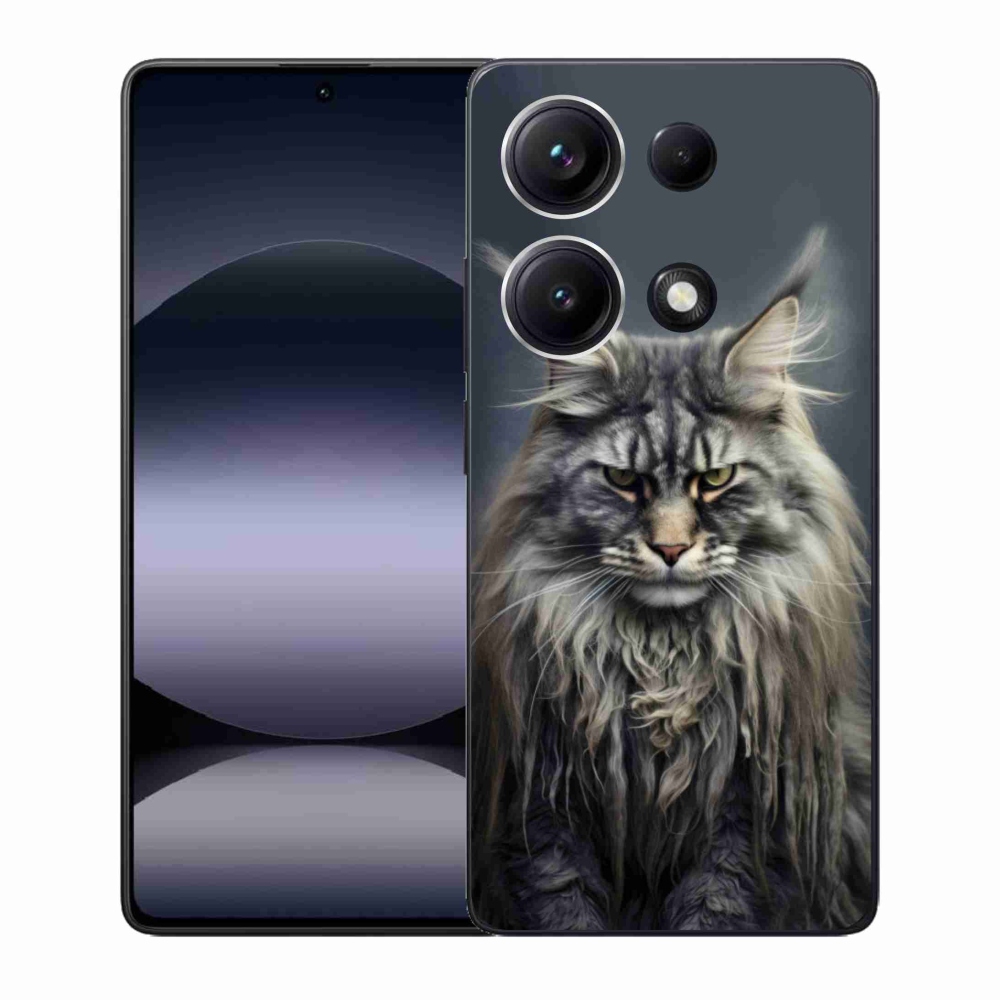 Gél borítás mmCase a Xiaomi Redmi Note 14S-hez - macskaszem nézet 4