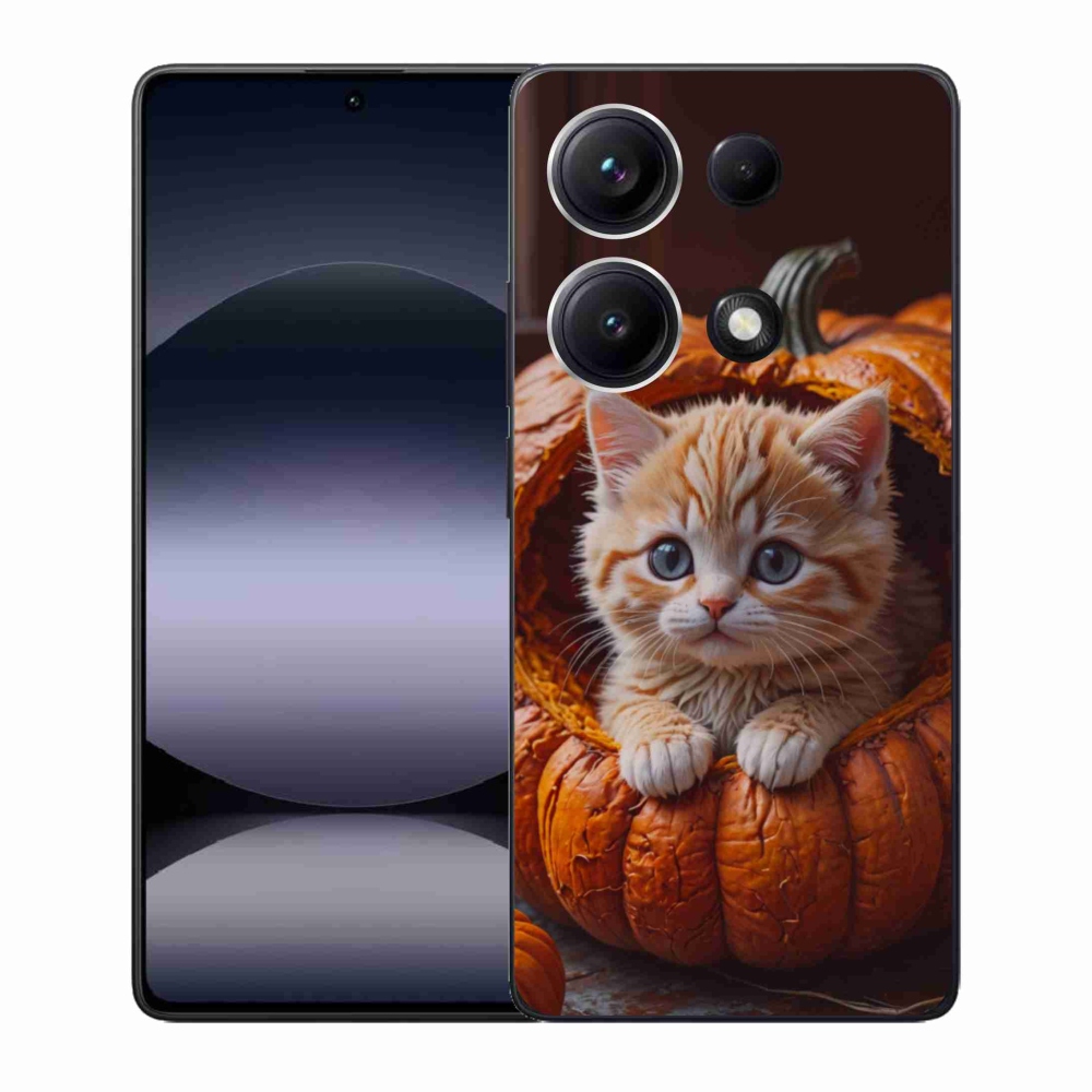 Gél borítás mmCase a Xiaomi Redmi Note 14S-hez - cica és tök 2