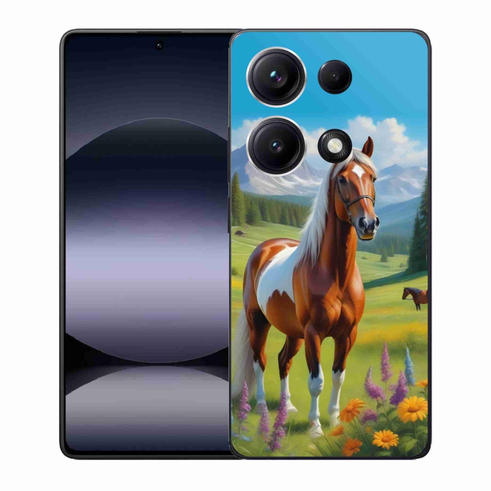 Gél borítás mmCase a Xiaomi Redmi Note 14S-hez - ló a réten