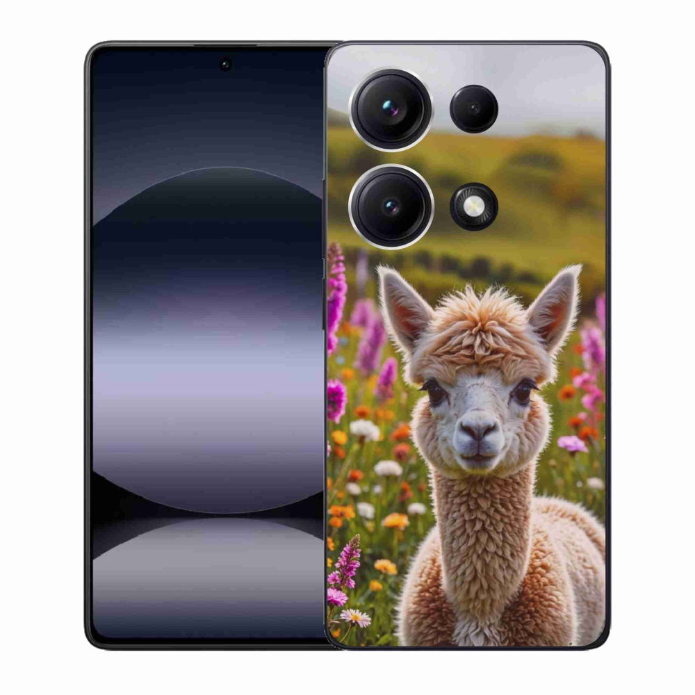 Gél borítás mmCase a Xiaomi Redmi Note 14S-hez - láma a réten