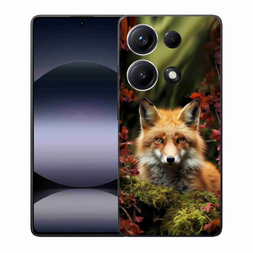 Gél borítás mmCase a Xiaomi Redmi Note 14S-hez - róka az erdőben