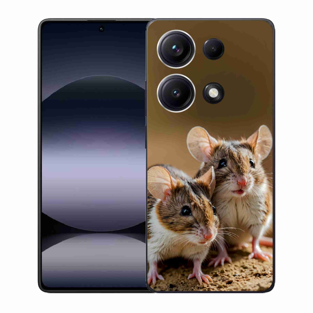 Gél borítás mmCase a Xiaomi Redmi Note 14S-hez - egér duó