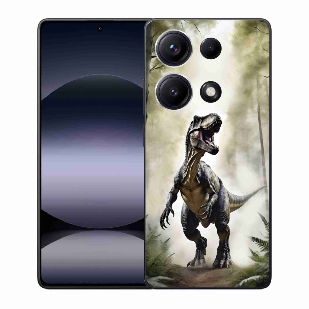 Gél borítás mmCase a Xiaomi Redmi Note 14S-hez - dühös T-Rex