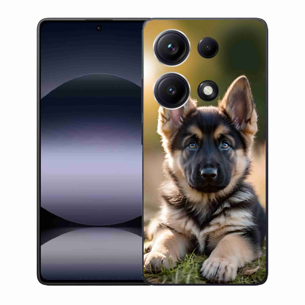 Gél borítás mmCase a Xiaomi Redmi Note 14S számára - Német juhászkutya a természetben