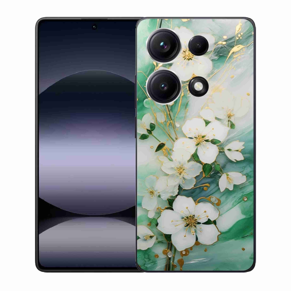 Gél borító mmCase a Xiaomi Redmi Note 14S-hez - finom virágok