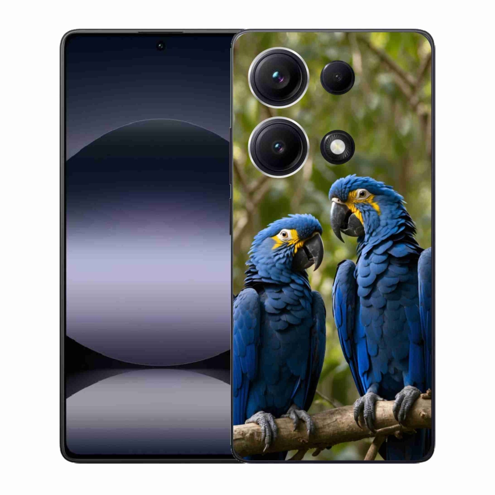 Gél borítás mmCase a Xiaomi Redmi Note 14S-hez - papagáj duó