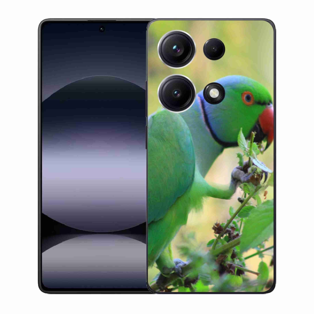 Gél borítás mmCase a Xiaomi Redmi Note 14S-hez - papagáj alexandr