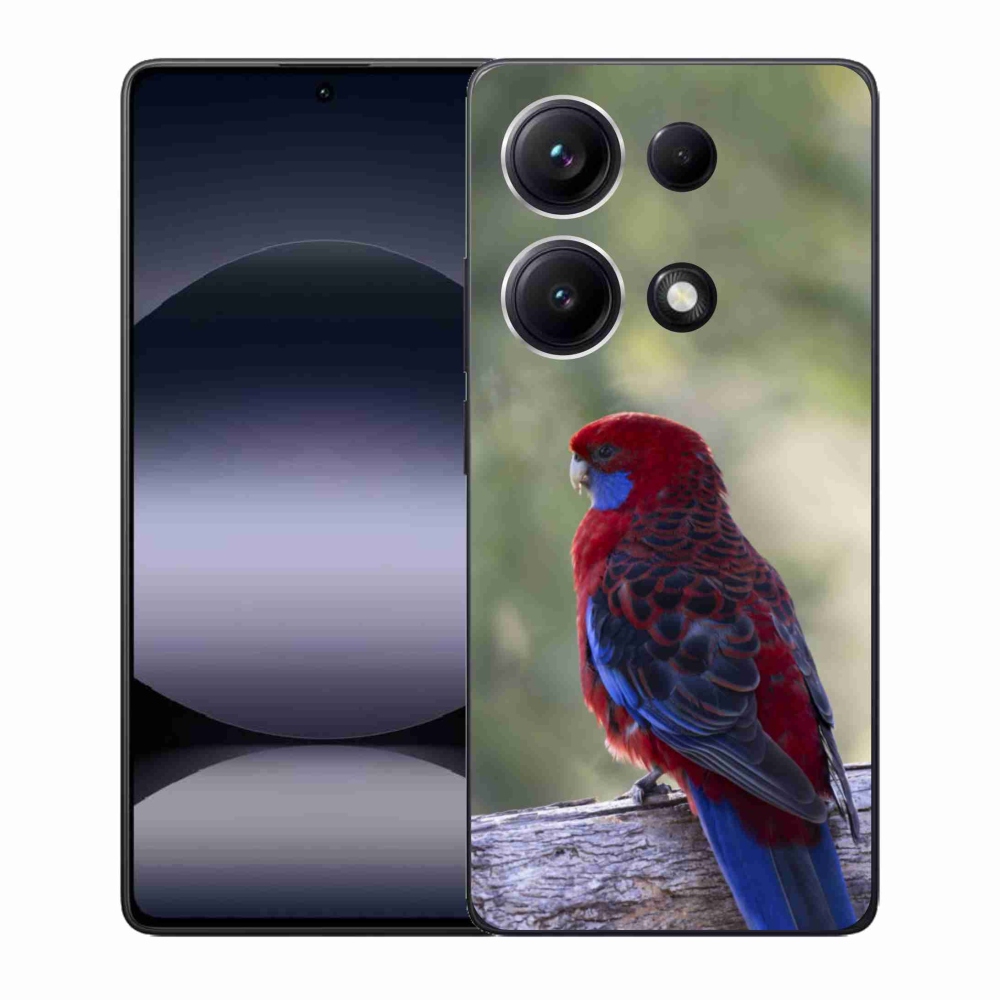 Gél borítás mmCase a Xiaomi Redmi Note 14S-hez - papagáj rosela