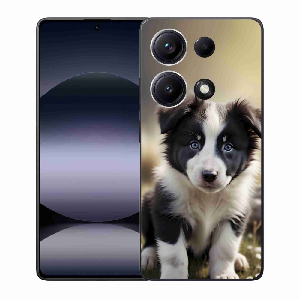 Gél borító mmCase a Xiaomi Redmi Note 14S-hez - aranyos border collie