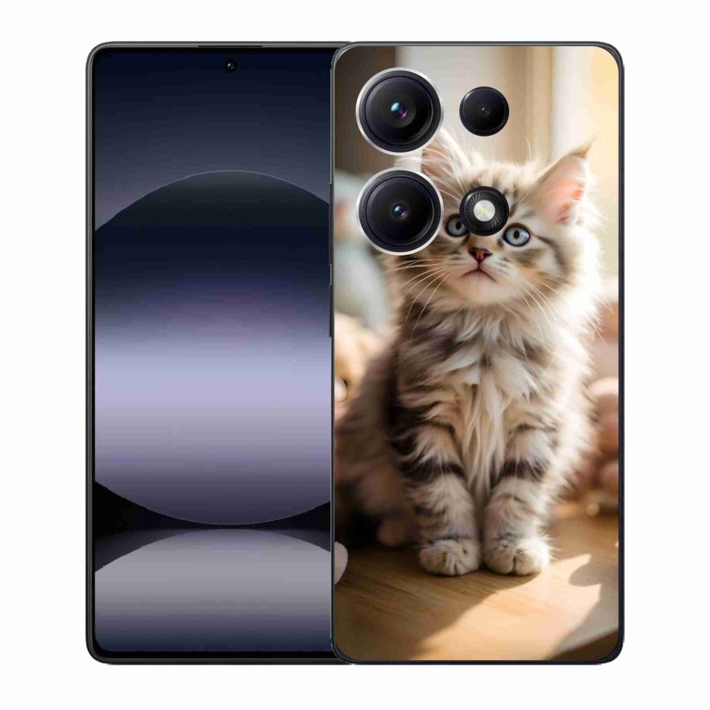 Gél borító mmCase a Xiaomi Redmi Note 14S-hez - aranyos cica 10