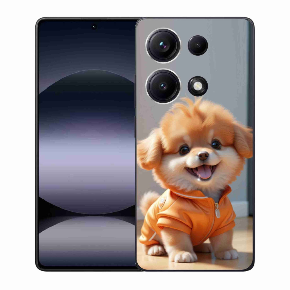 Gél borítás mmCase a Xiaomi Redmi Note 14S-hez - aranyos pomerániai pulóverben