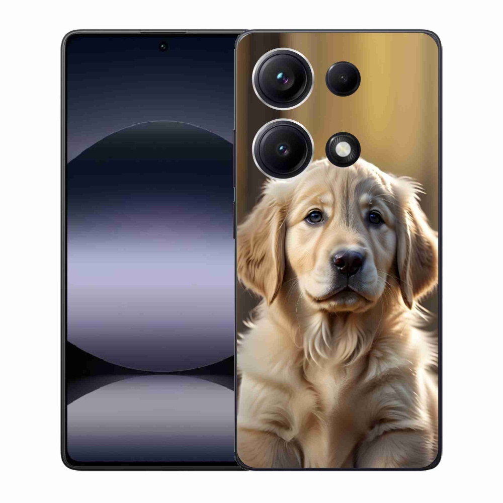 Gél borító mmCase a Xiaomi Redmi Note 14S-hez - aranyos arany retriever