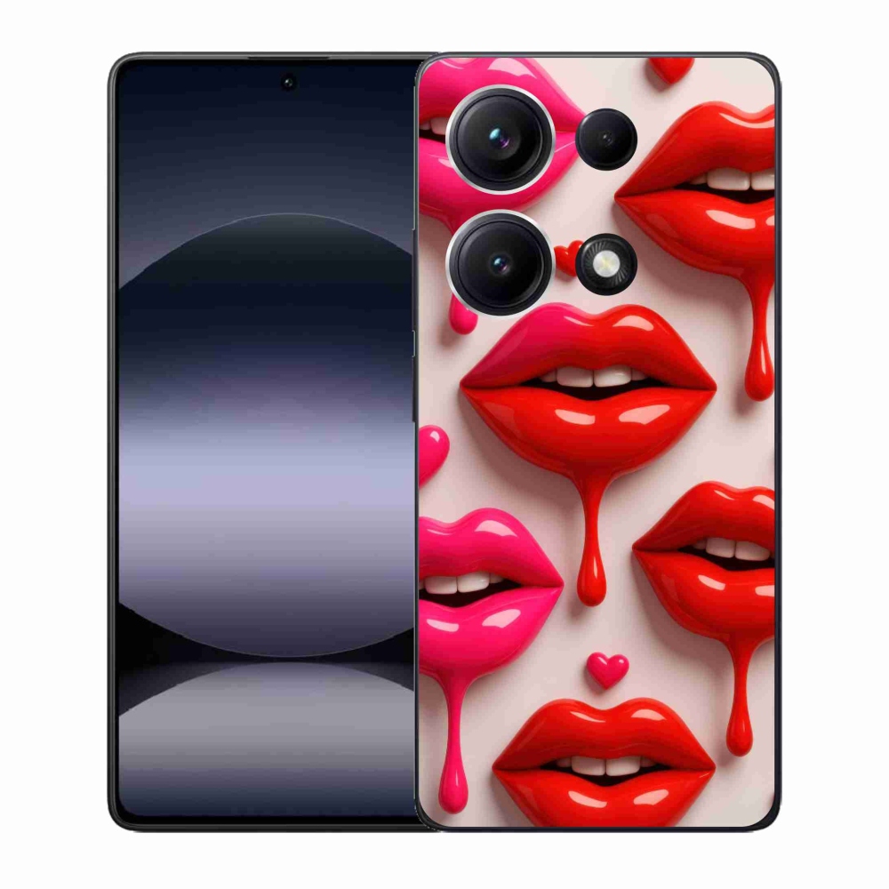 Gél borítás mmCase a Xiaomi Redmi Note 14S-hez - ajkak 2