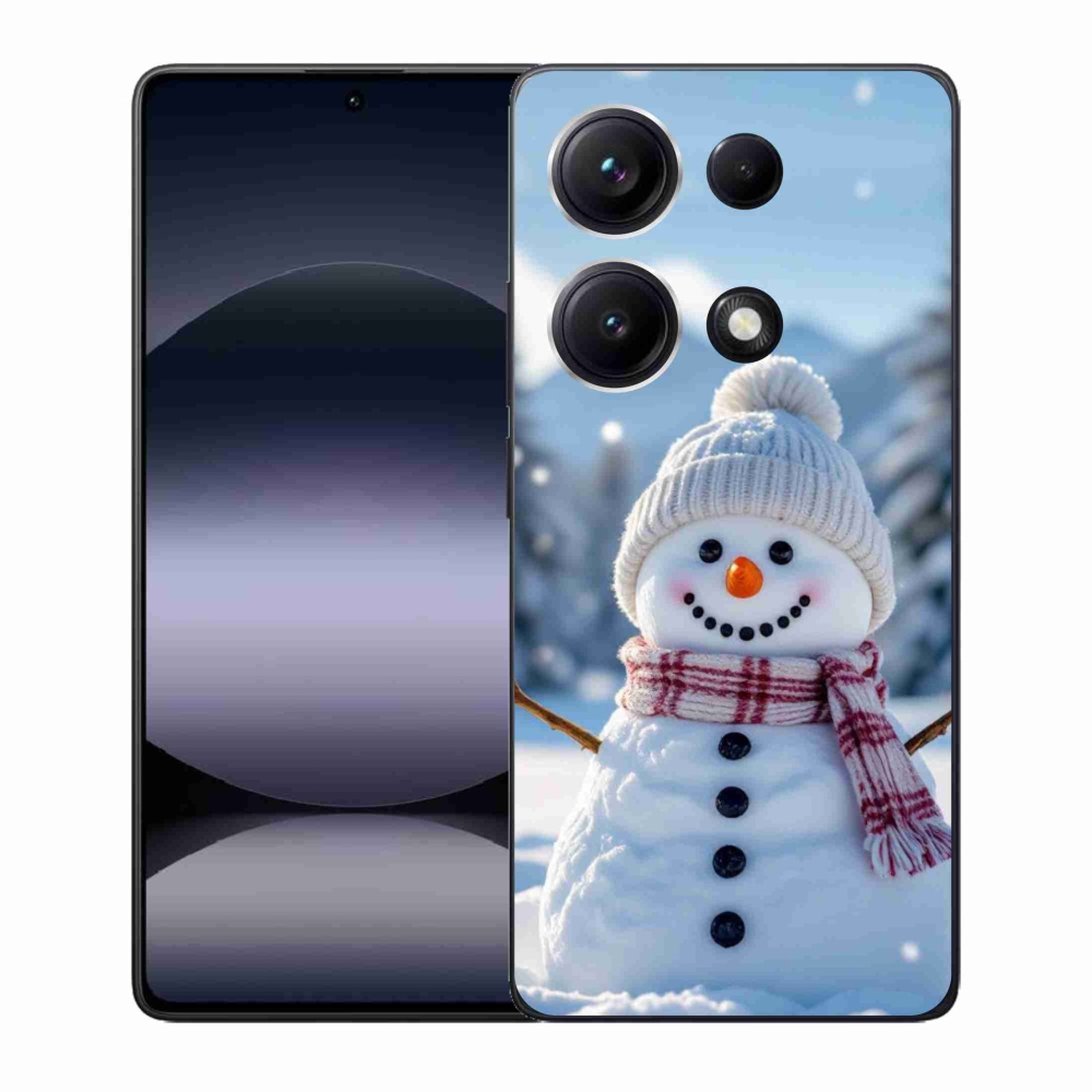 Gél borítás mmCase a Xiaomi Redmi Note 14S-hez - hóember 3