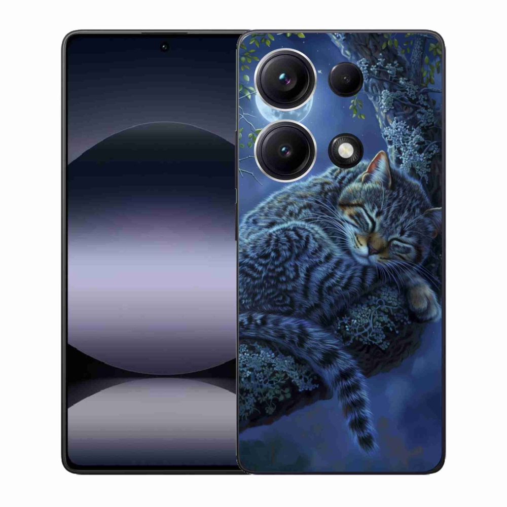 Gél borító mmCase a Xiaomi Redmi Note 14S-hez - alvó macska