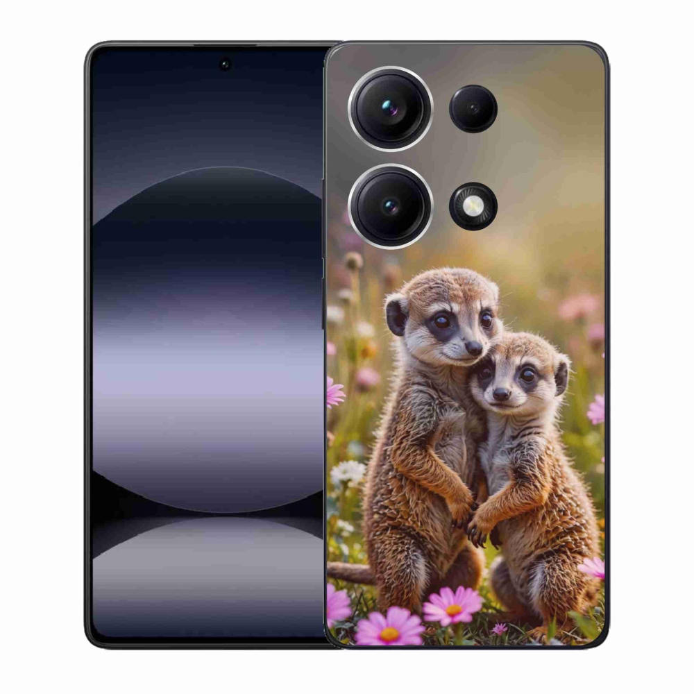 Gél borítás mmCase a Xiaomi Redmi Note 14S-hez - szurikátás duó