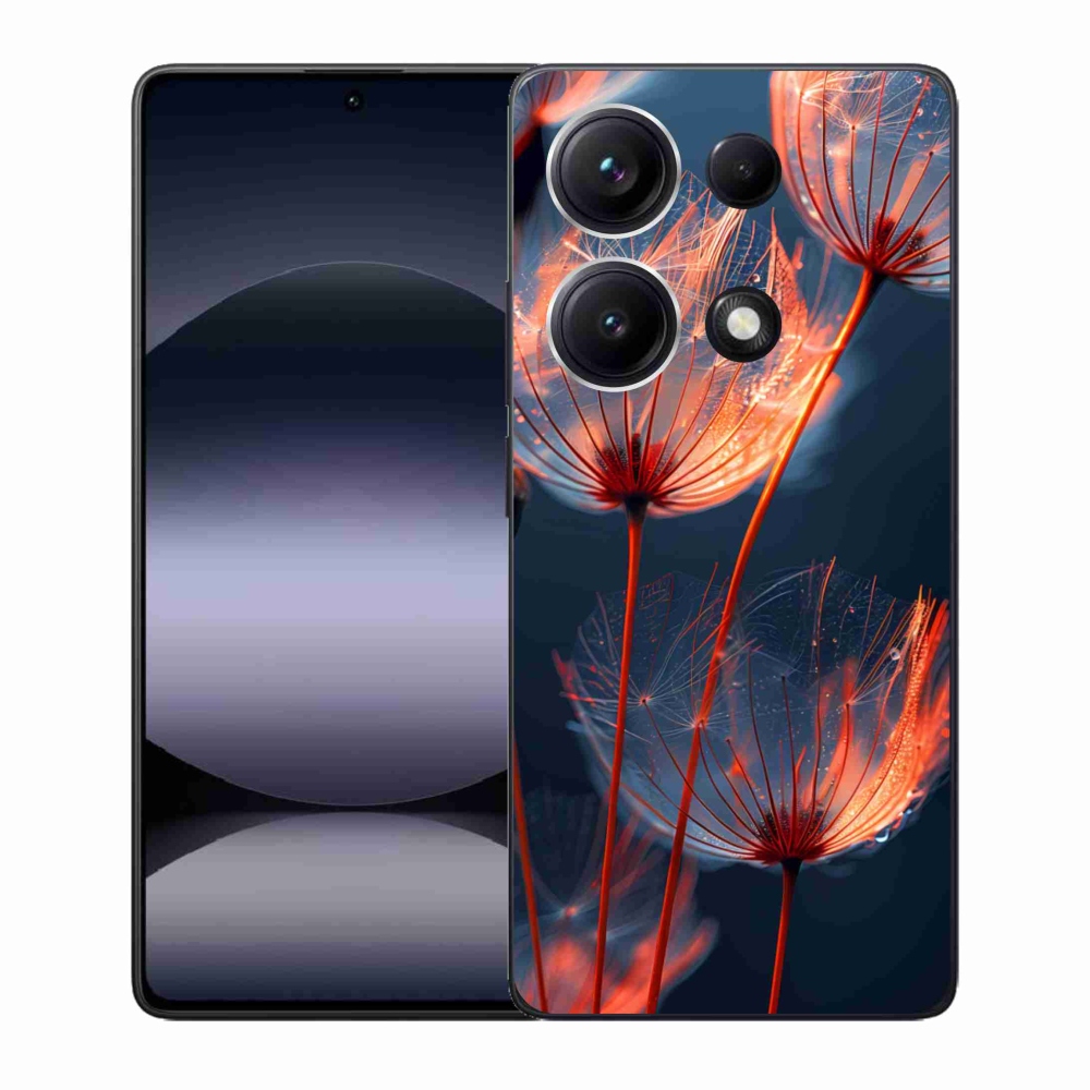 Gél borítás mmCase a Xiaomi Redmi Note 14S-hez - világító pehely