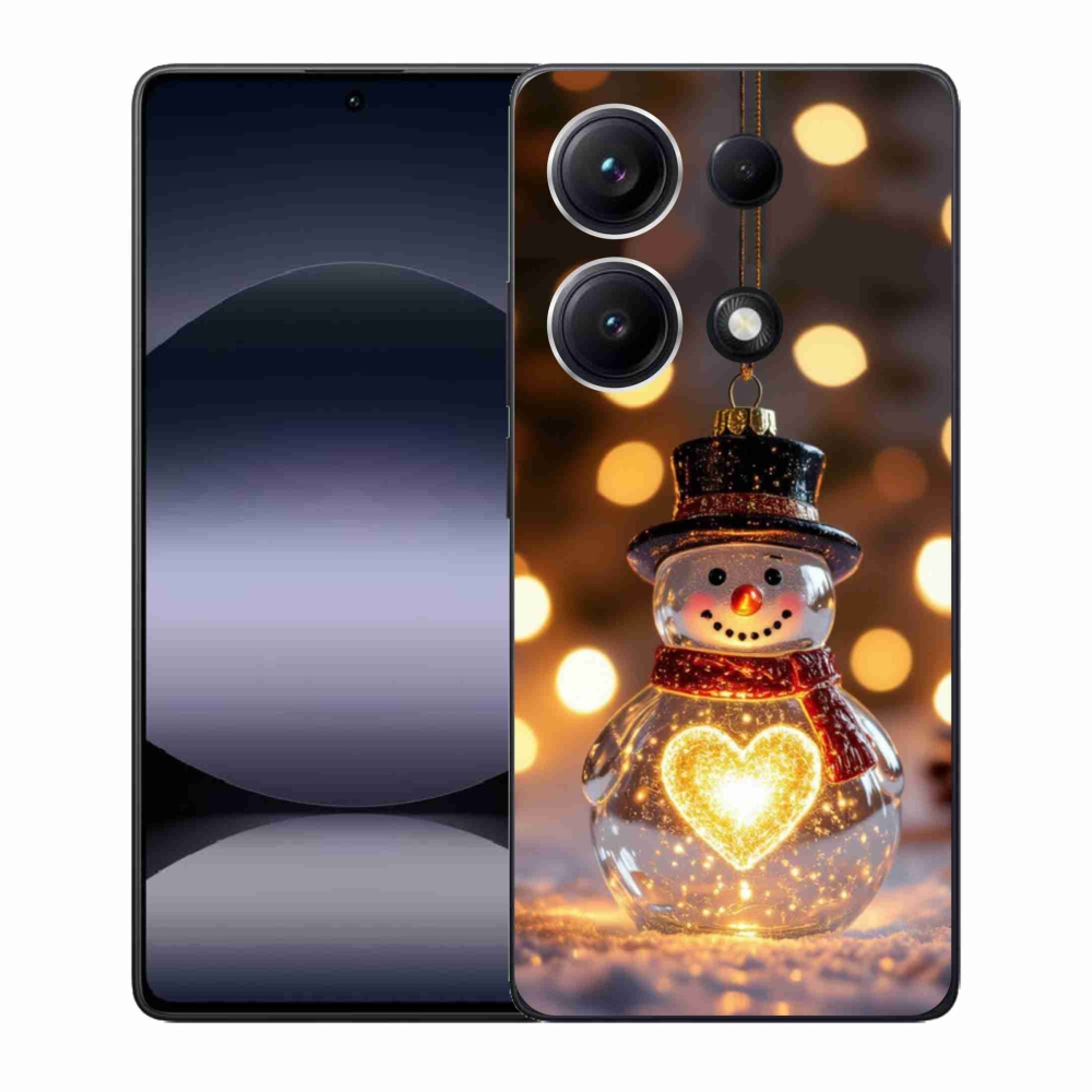 Gél borítás mmCase a Xiaomi Redmi Note 14S-hez - karácsonyi hóember