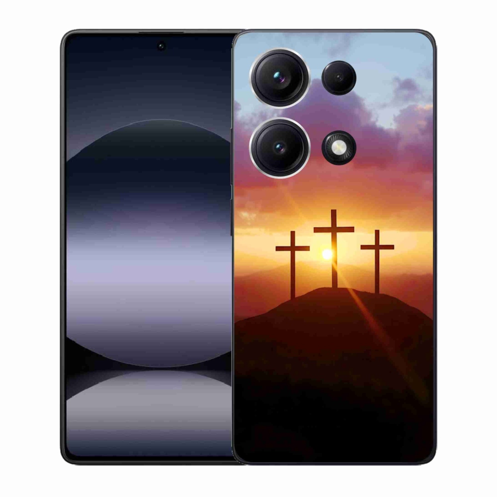 Gél borítás mmCase a Xiaomi Redmi Note 14S-hez - három kereszt