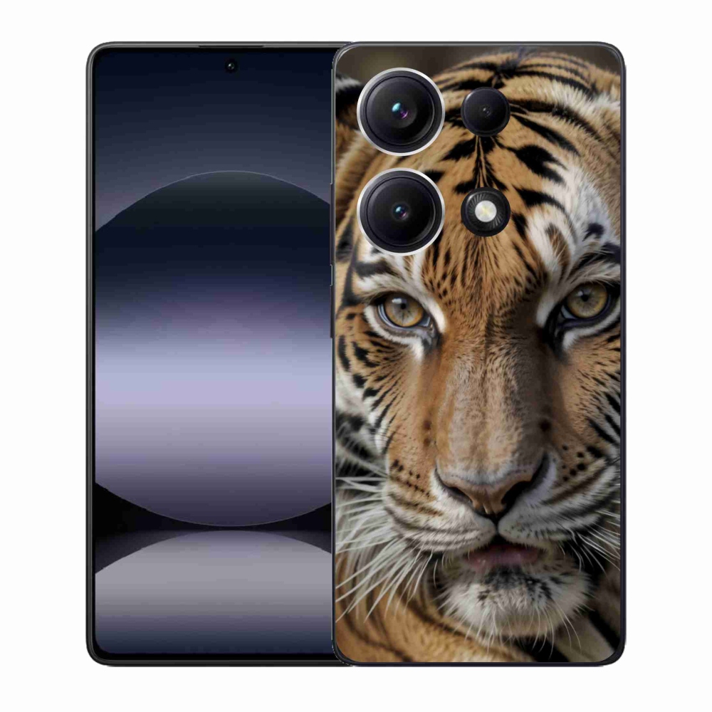 Gél borítás mmCase a Xiaomi Redmi Note 14S-hez - tigris nézet