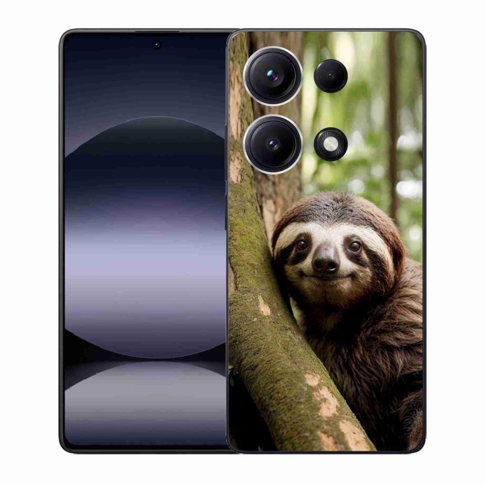 Gél borító mmCase a Xiaomi Redmi Note 14S-hez - mosolygó lajhár