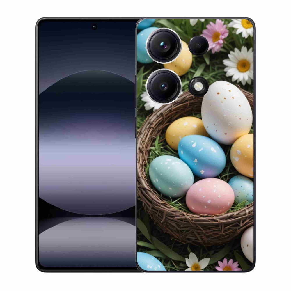 Gél borítás mmCase a Xiaomi Redmi Note 14S-hez - Húsvéti tojások 2