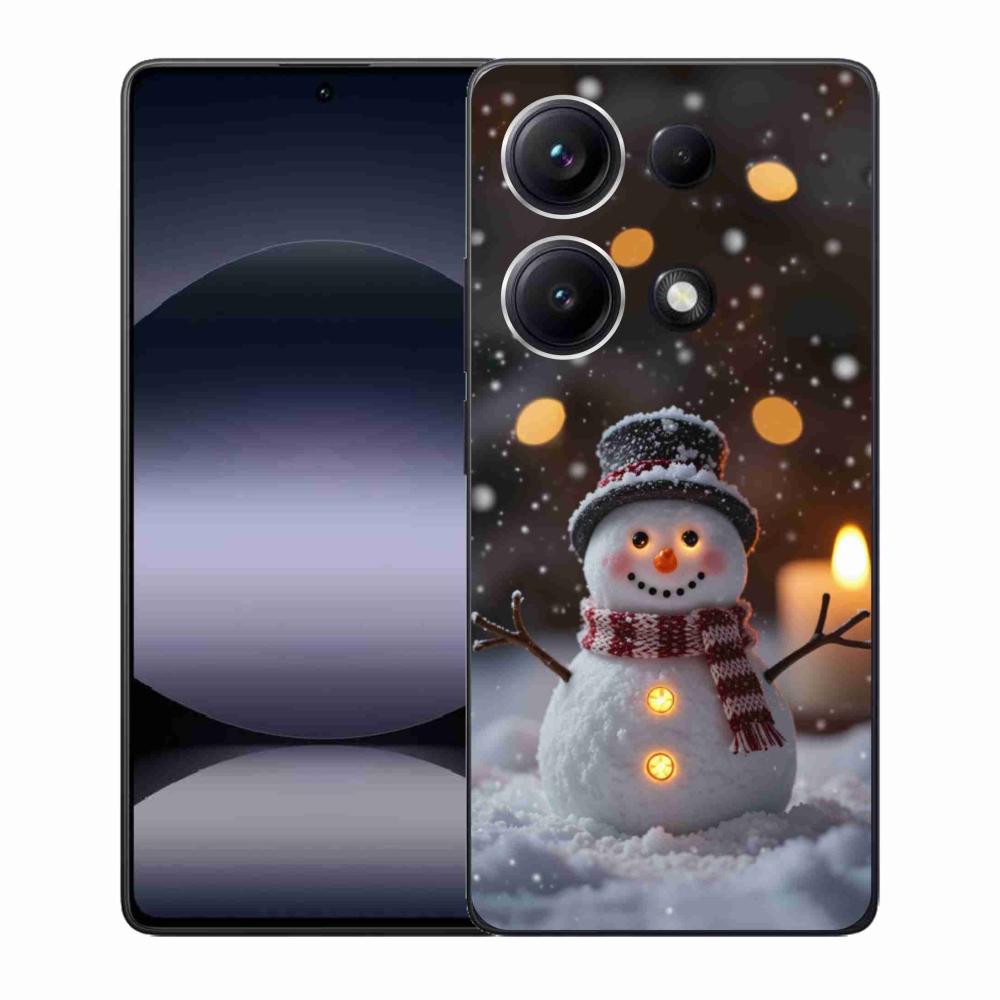 Gél borítás mmCase a Xiaomi Redmi Note 14S-hez - boldog hóember