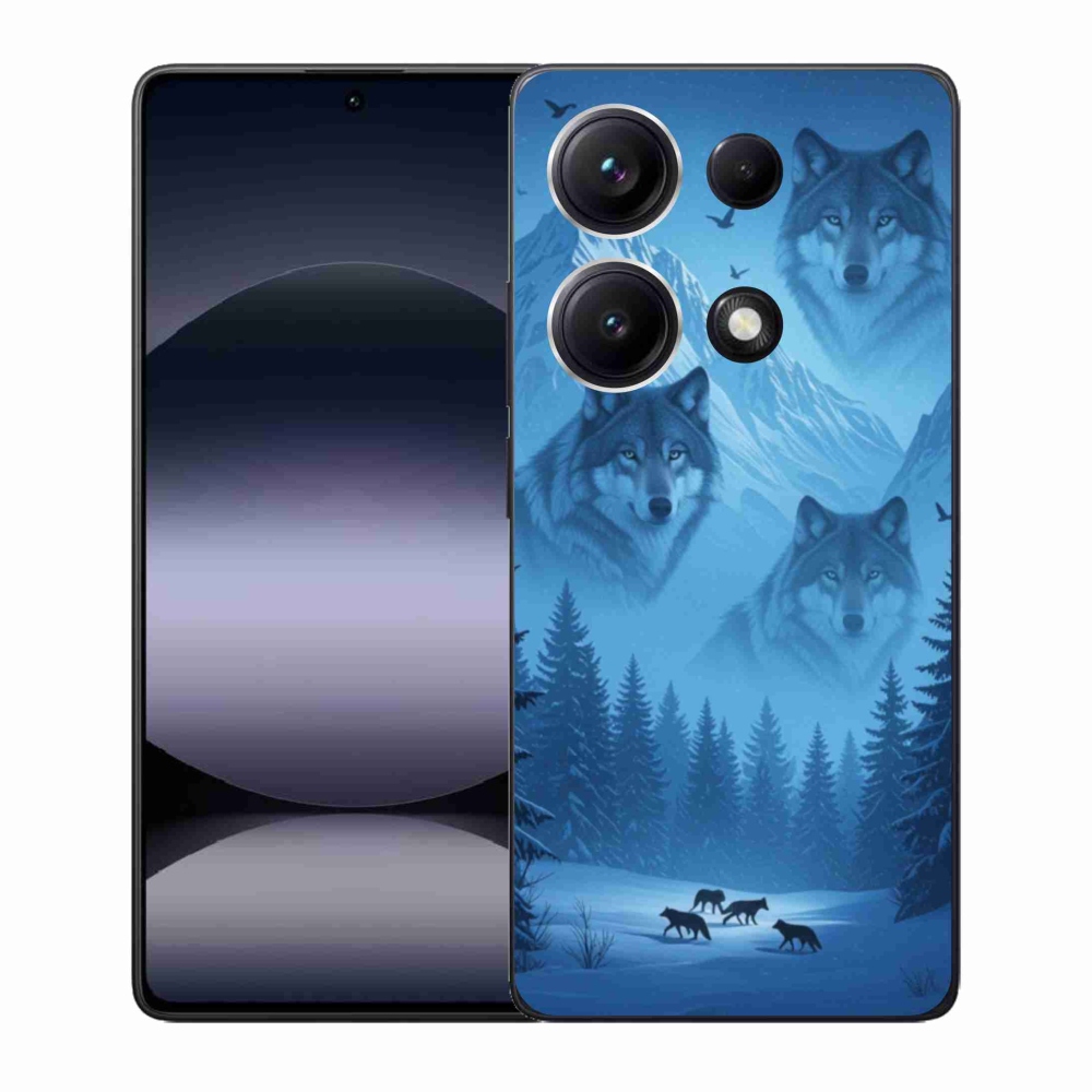 Gél borítás mmCase a Xiaomi Redmi Note 14S-hez - farkas csomag