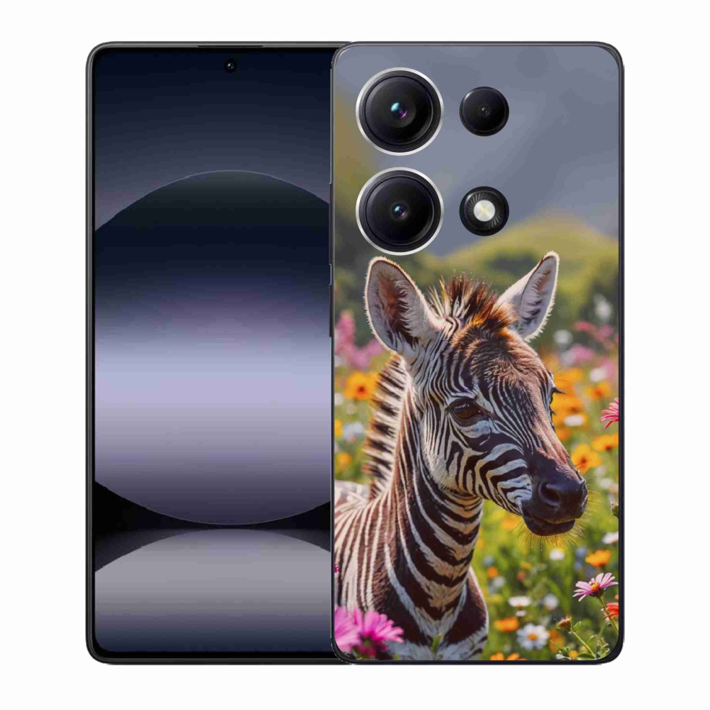 Gél borítás mmCase a Xiaomi Redmi Note 14S-hez - zebra a réten