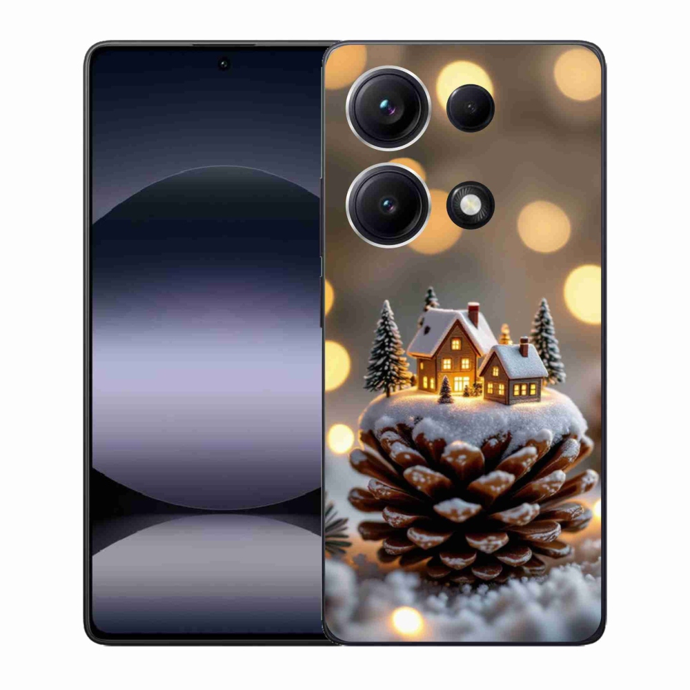 Gél borítás mmCase a Xiaomi Redmi Note 14S-hez - téli falu